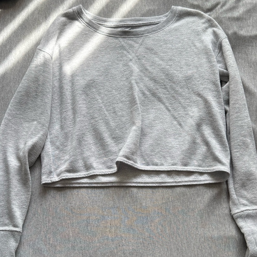 Aerie Light Gray Women's Crop Top